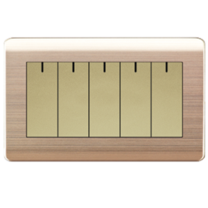 A66-K75A 147 5 Gang 1 Way Switch A66-K75B 147 5 Gang 2 Way Switch