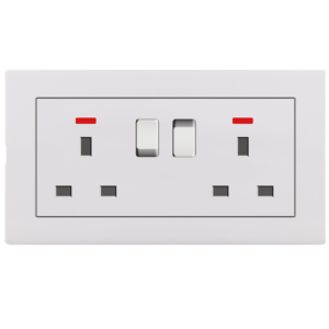 A38-C14 13A Twin BS Switched Socket