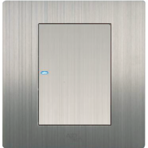 K9-BK1A K9-BK1B 10AX 1 Gang Full-Flat Switch with LED Indicator