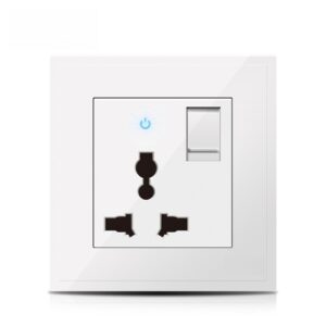 16A Twin Universal Switched Socket16A 3 Pin Universal Switched Socket with LED Indicator