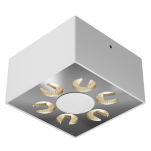 T6 8W Surface Mounting Square Reflected Spotlight