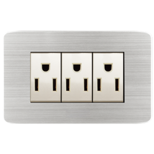 A89-3C21 15A 3 Gang American Style Socket
