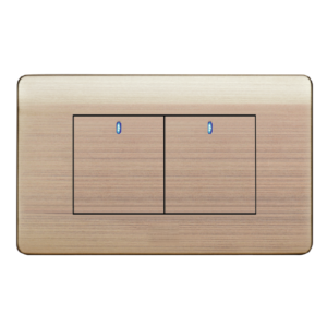 A85-K2A A85-K2B 10AX 2 Gang switch with LED Indicator