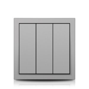 Widely Used Home 10AX 250V Electric Light Push Button 3 Gang 1 Way Modern Wall Switch